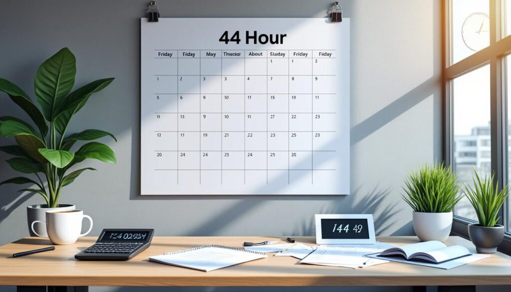 découvrez comment calculer précisément le nombre d'heures travaillées par mois en partant d'une base de 44 heures par semaine. guide complet et explications détaillées.