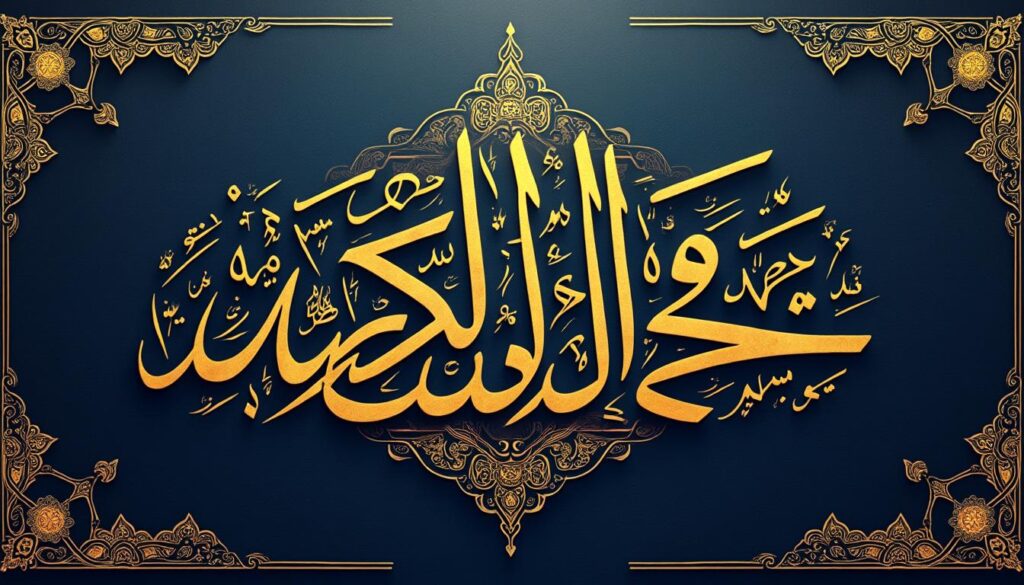 téléchargez et imprimez la sourate al qadr en écriture grand format, idéale pour afficher et décorer votre intérieur avec une touche spirituelle.