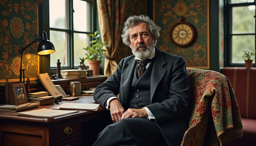 découvrez william morris, artiste emblématique et pionnier du mouvement arts and crafts, célèbre pour son design innovant et son influence durable sur l'art décoratif.